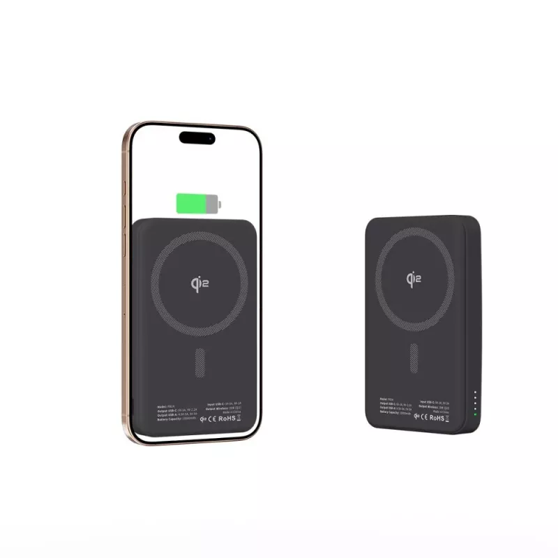 TECH-PROTECT PB24 LIFEMAG QI2 MAGSAFE POWERBANK 10000MAH ZWART