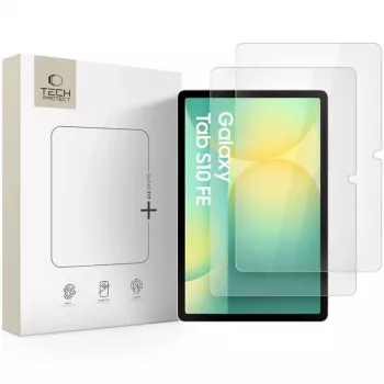 Tech-Protect Glass Fit+ gehard glas beeldschermfolie voor Samsung Galaxy Tab S7/S8/S9 11.0 / S9 FE/S10 FE 10.9 - transparant (2-pack)