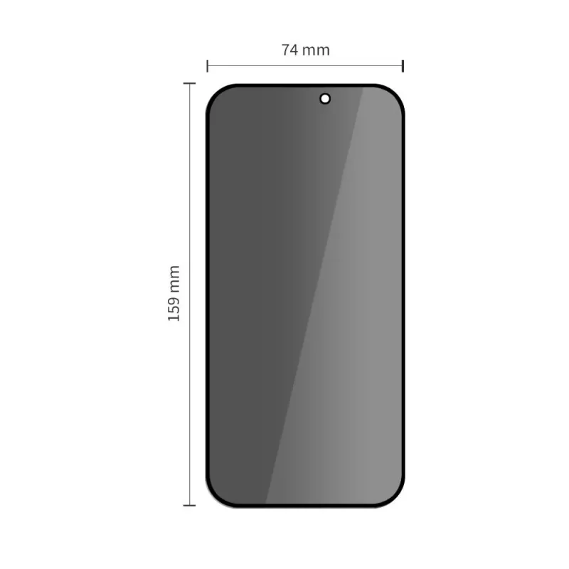 TECH-PROTECT Quick Set SPY+ privacy beeldschermbeschermer 2-pack voor iPhone 16 Pro Max
