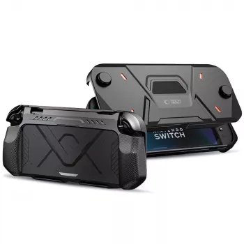TECH-PROTECT CARBONOX NINTENDO SWITCH 2 ZWART