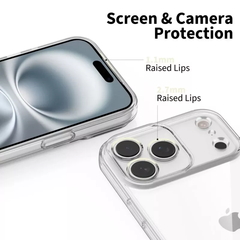 Tech-Protect Flexair iPhone 17 Pro Max Clear achterkant hoes