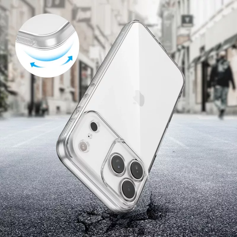 Tech-Protect Flexair iPhone 17 Pro Max Clear achterkant hoes