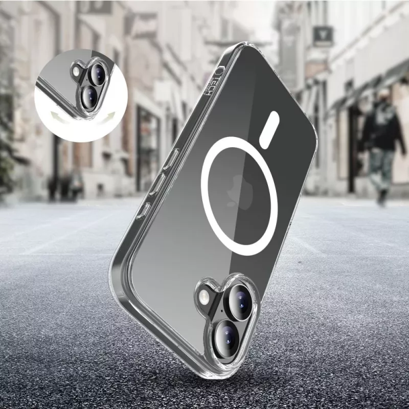 Tech-Protect Flexair Hybrid MagSafe iPhone 17 transparant