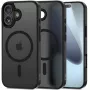 Tech-Protect Magmat MagSafe iPhone 17 Matte Black achterkant hoes