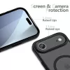 Tech-Protect Magmat MagSafe iPhone 17 Air Matte Black achterkant hoes