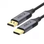 TECH-PROTECT ULTRABOOST DisplayPort naar DisplayPort kabel 1.4 4K 60Hz 200cm zwart