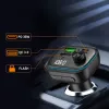 TECH-PROTECT CC07 3-poorts autolader PD 54W + FM-transmitter Bluetooth zwart