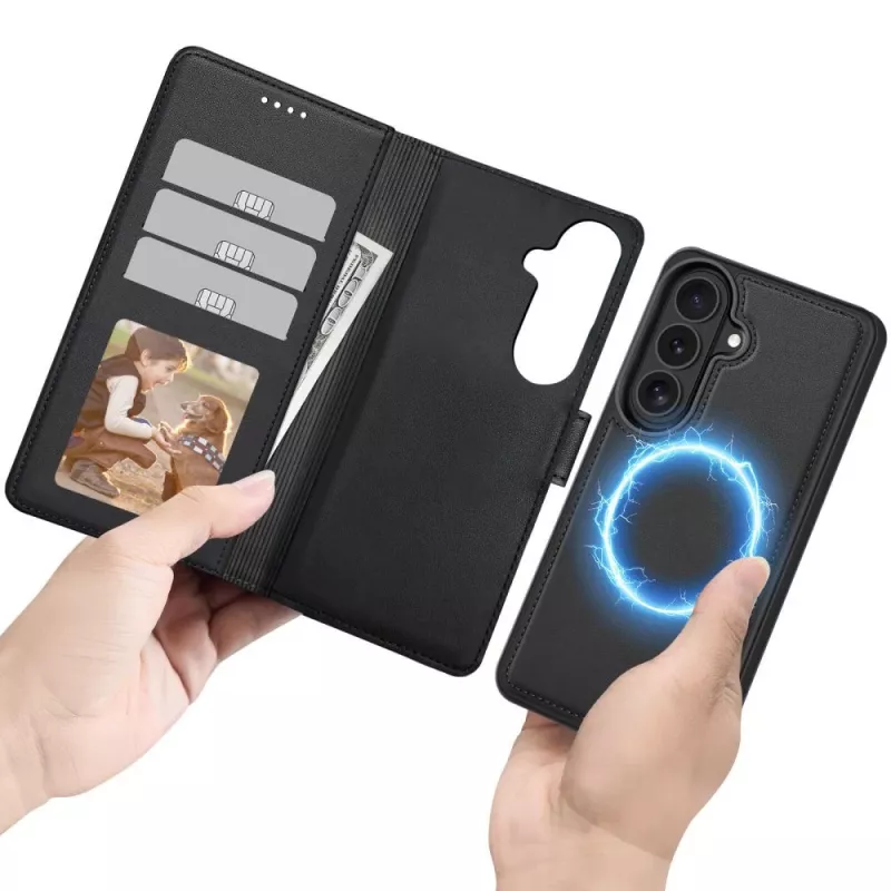 TECH-PROTECT Wallet MagSafe voor Samsung Galaxy S26 matzwart