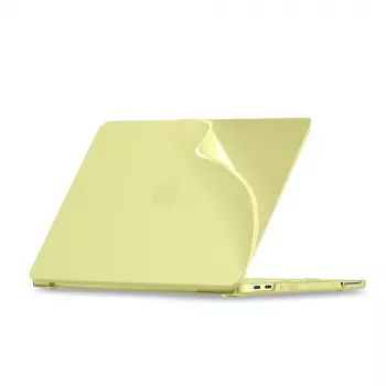 Tech-Protect Softshell MacBook Neo 13 2026 mat citrus hardcase