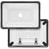 Tech-Protect Kevlar Pro MacBook Neo 13 2026 matzwart/clear beschermende laptopcase