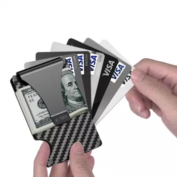 TECH-PROTECT THORN RFID kaartportemonnee carbon zwart