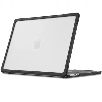 Tech-Protect Velar MacBook Air 13 M2-M5 2023-2026 zwart/mat transparant