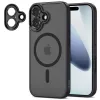 Tech-Protect Magcam MagSafe iPhone 17 mat zwart hoes