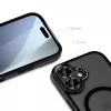 Tech-Protect Magcam MagSafe iPhone 17 mat zwart hoes