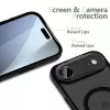 Tech-Protect Magcam MagSafe iPhone 17 Air mat zwart achterkant hoes