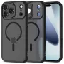 Tech-Protect Magcam MagSafe iPhone 17 Pro mat zwart achterkant hoes