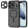 Tech-Protect Magcam MagSafe iPhone 17 Pro mat zwart achterkant hoes