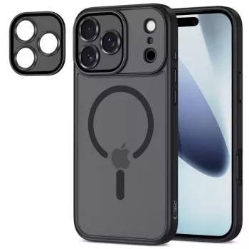 Tech-Protect Magcam MagSafe iPhone 17 Pro Max mat zwart