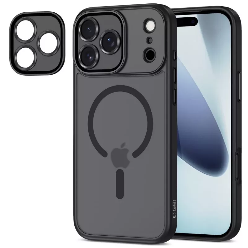 Tech-Protect Magcam MagSafe iPhone 17 Pro Max mat zwart