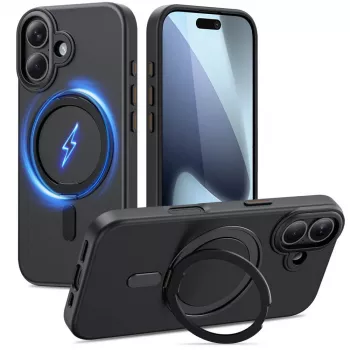 TECH-PROTECT MAGRING MagSafe ringhouder & standaard voor iPhone 17 - zwart