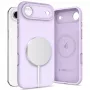 Tech-Protect silicone MagSafe hoes voor Apple iPhone 17 Air - mauve
