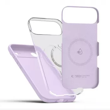 Tech-Protect silicone MagSafe hoes voor Apple iPhone 17 Air - mauve