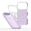 Tech-Protect silicone MagSafe hoes voor Apple iPhone 17 Pro Max - mauve