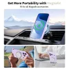Tech-Protect silicone MagSafe hoes voor Apple iPhone 17 Pro Max - mauve