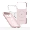 Tech-Protect silicone MagSafe hoes voor Apple iPhone 17 Pro, pink pearl