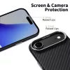 Tech-Protect Ion Carbon MagSafe hoes voor iPhone 17 Air, zwart/zilver