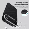 Tech-Protect Ion Carbon MagSafe hoes voor iPhone 17 Air, zwart/zilver