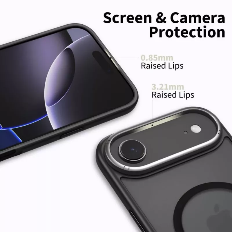 Tech-Protect Magedge MagSafe iPhone 17 Air mat zwart/gunmetal