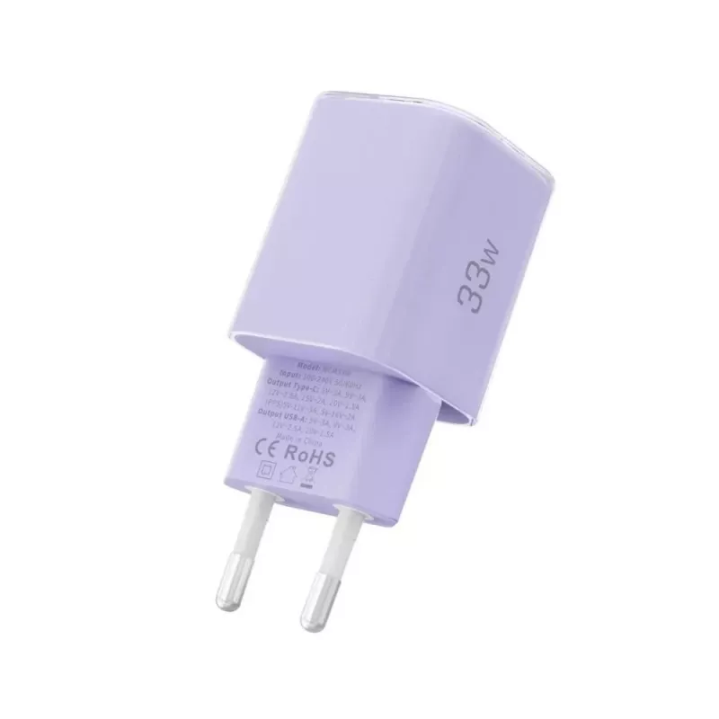TECH-PROTECT NCM33 2-poorts netwerkoplader PD 33W / QC3.0 baby purple
