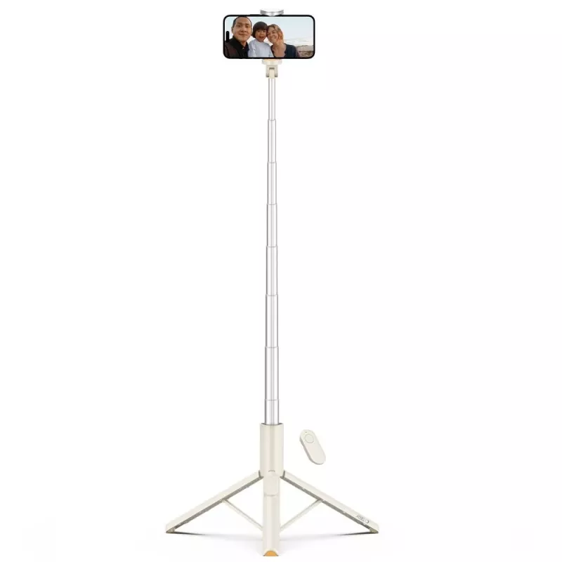 Tech-Protect L09S selfiestick statief beige