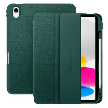 Tech-Protect SC Pen Canvas Folio Case voor iPad 10,9 inch (10e gen., 2022) / iPad 11 inch (11e gen., 2025) - groen