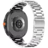 Tech-Protect RVS armband voor Samsung Galaxy Watch 8 / Classic (40/44/46 mm) zilver