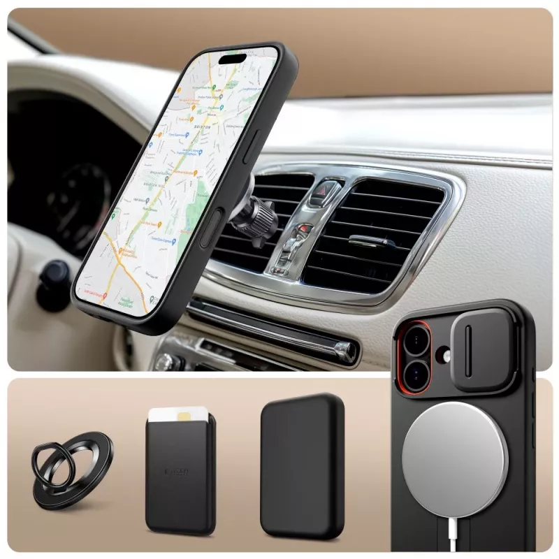 TECH-PROTECT KEVLAR AURA MAGSAFE IPHONE 17 ZWART