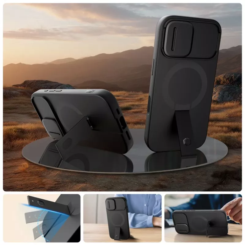 TECH-PROTECT KEVLAR AURA MAGSAFE IPHONE 17 ZWART