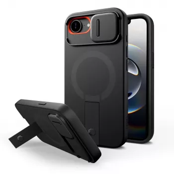 TECH-PROTECT KEVLAR AURA MAGSAFE IPHONE 16E / 17E ZWART