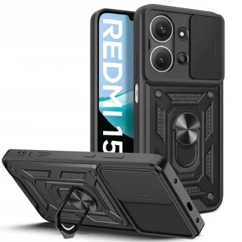 Tech-Protect Camshield Pro Hoesje voor Xiaomi Redmi 15C, Zwart