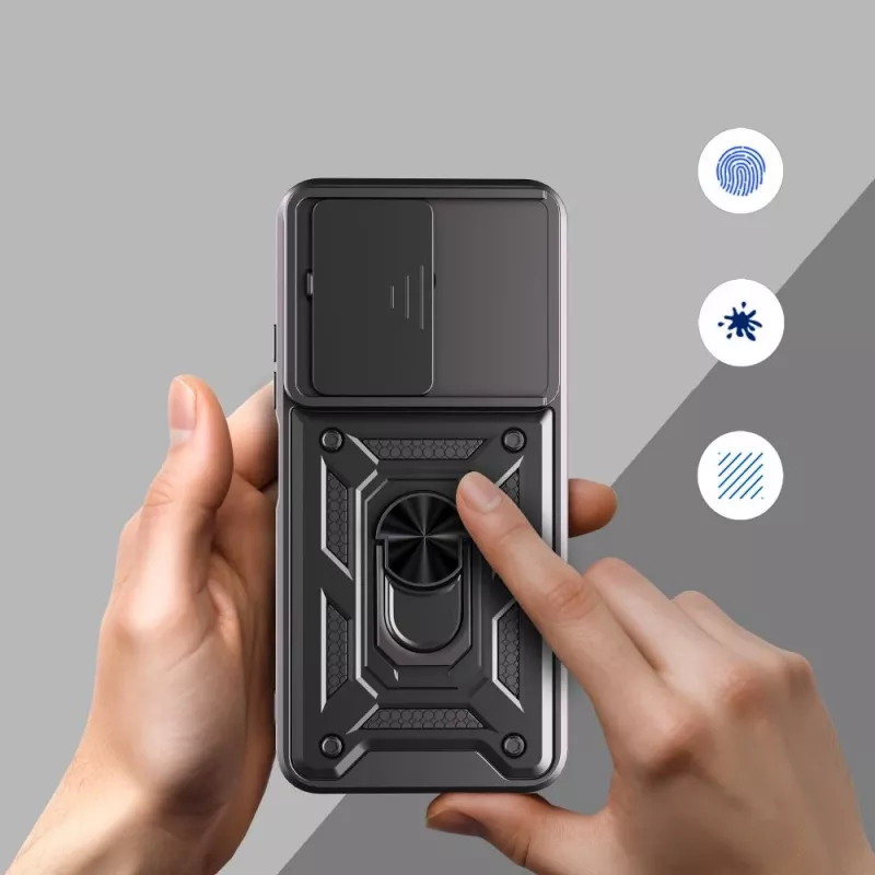 Tech-Protect Camshield Pro Hoesje voor Xiaomi Redmi 15C, Zwart