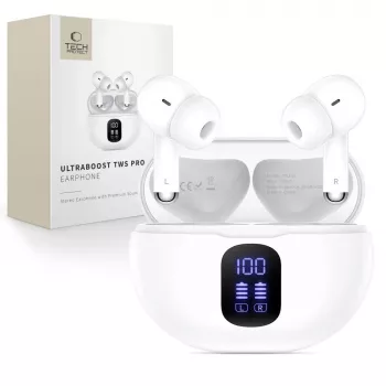 TECH-PROTECT ULTRABOOST TWS Earphone Pro G2 Wit