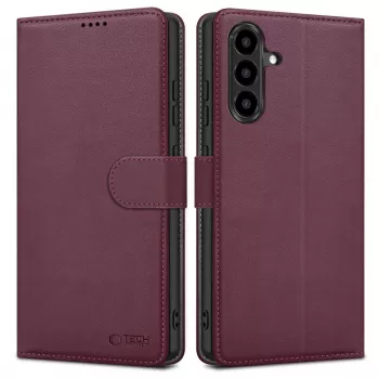 Tech-Protect Wallet Case voor Samsung Galaxy A17 4G / 5G, Moerbei