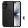 TECH-PROTECT MagPeak MagSafe Case voor iPhone 17, Mat Zwart