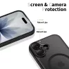 TECH-PROTECT MagPeak MagSafe Case voor iPhone 17, Mat Zwart