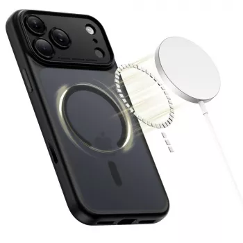 TECH-PROTECT MagPeak MagSafe CC iPhone 17 Pro Mat Zwart