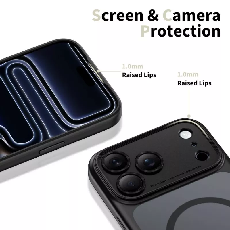 TECH-PROTECT MagPeak MagSafe CC iPhone 17 Pro Mat Zwart