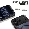 TECH-PROTECT MagPeak MagSafe hybride back cover voor Apple iPhone 17 Pro Max, zwart/transparant