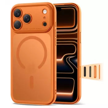 TECH-PROTECT MAGPEAK MAGSAFE CC IPHONE 17 PRO MAT COSMIC ORANGE