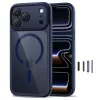 TECH-PROTECT MAGPEAK MAGSAFE CC IPHONE 17 PRO MAX DEEP BLUE/TRANSPARANT